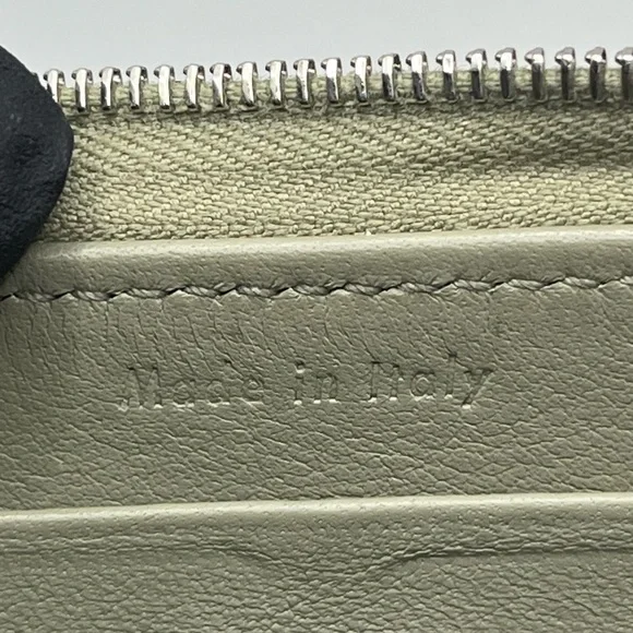 EUC Céline Tan and Pale Green Long Wallet - Picture 7 of 12